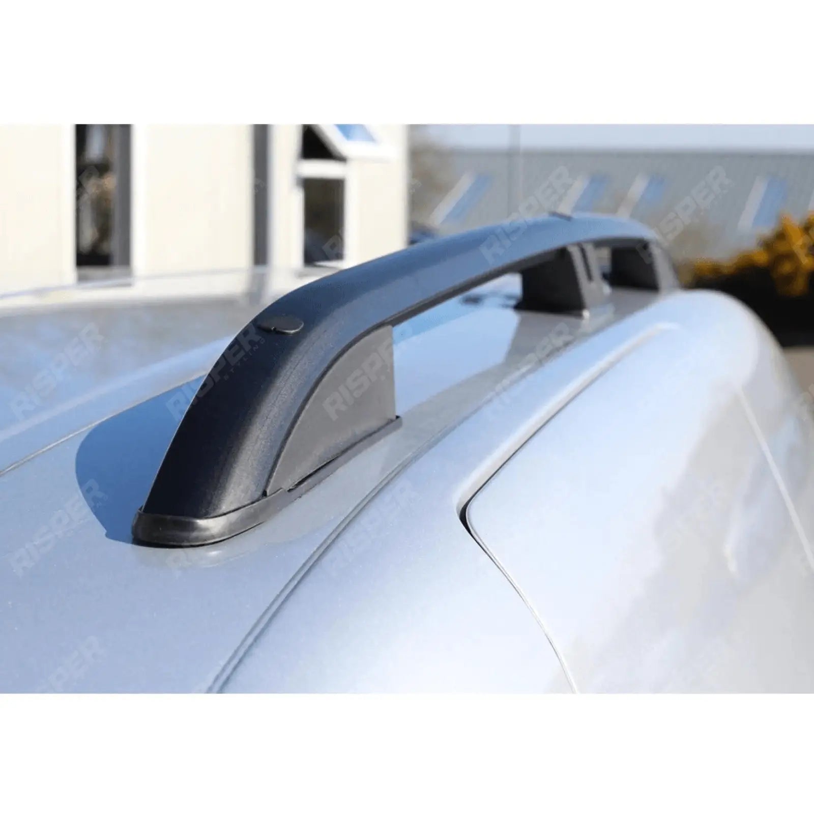 SWB Aluminium Roof Bars Black For VW Caddy 2010-2020