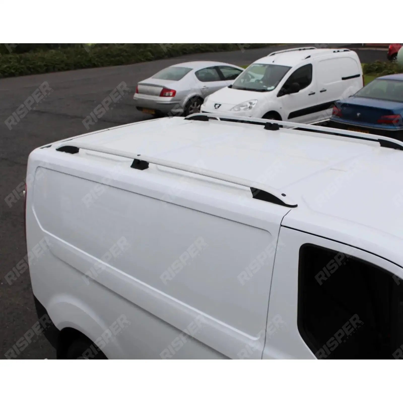Swb Aluminium Roof Bars Rails For Ford Transit Custom 2013 - 2024