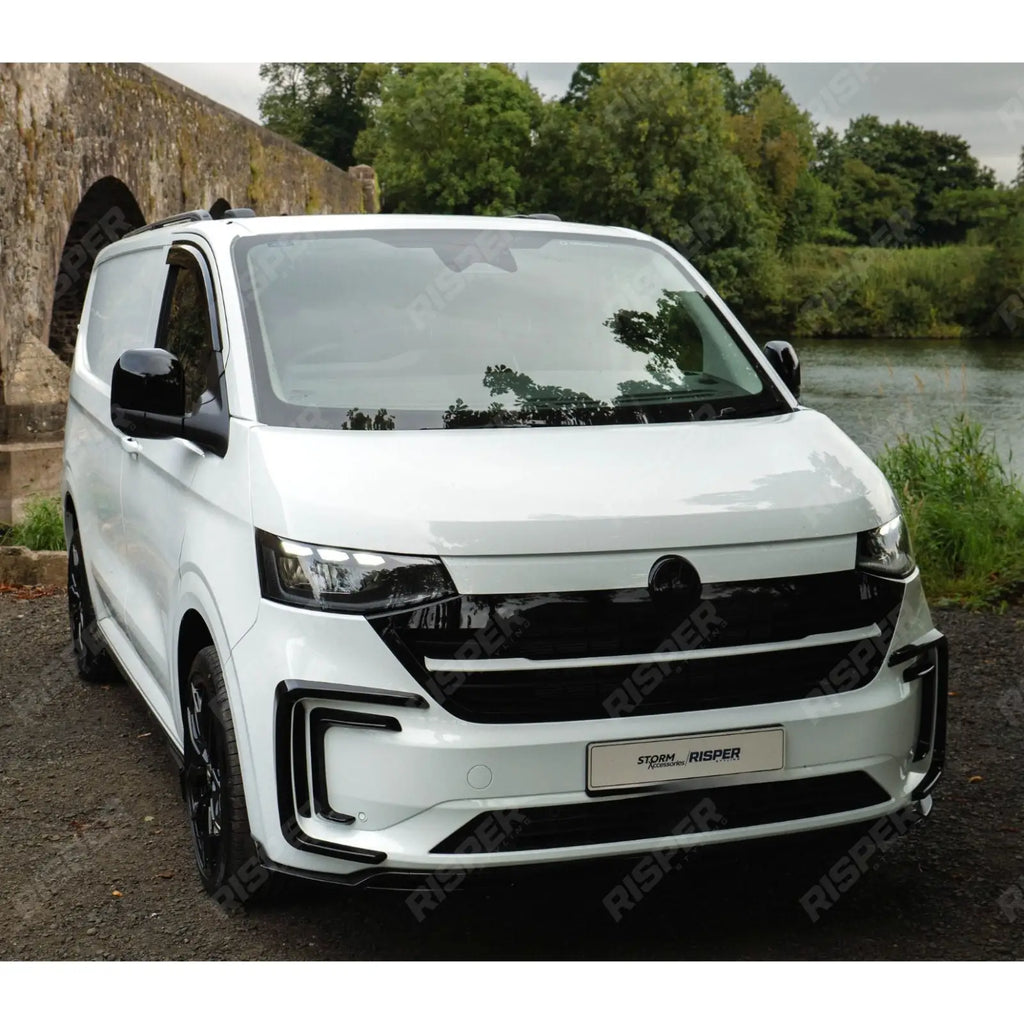 SWB Side Skirt Splitters In Gloss Black For Volkswagen Transporter T7 2025+
