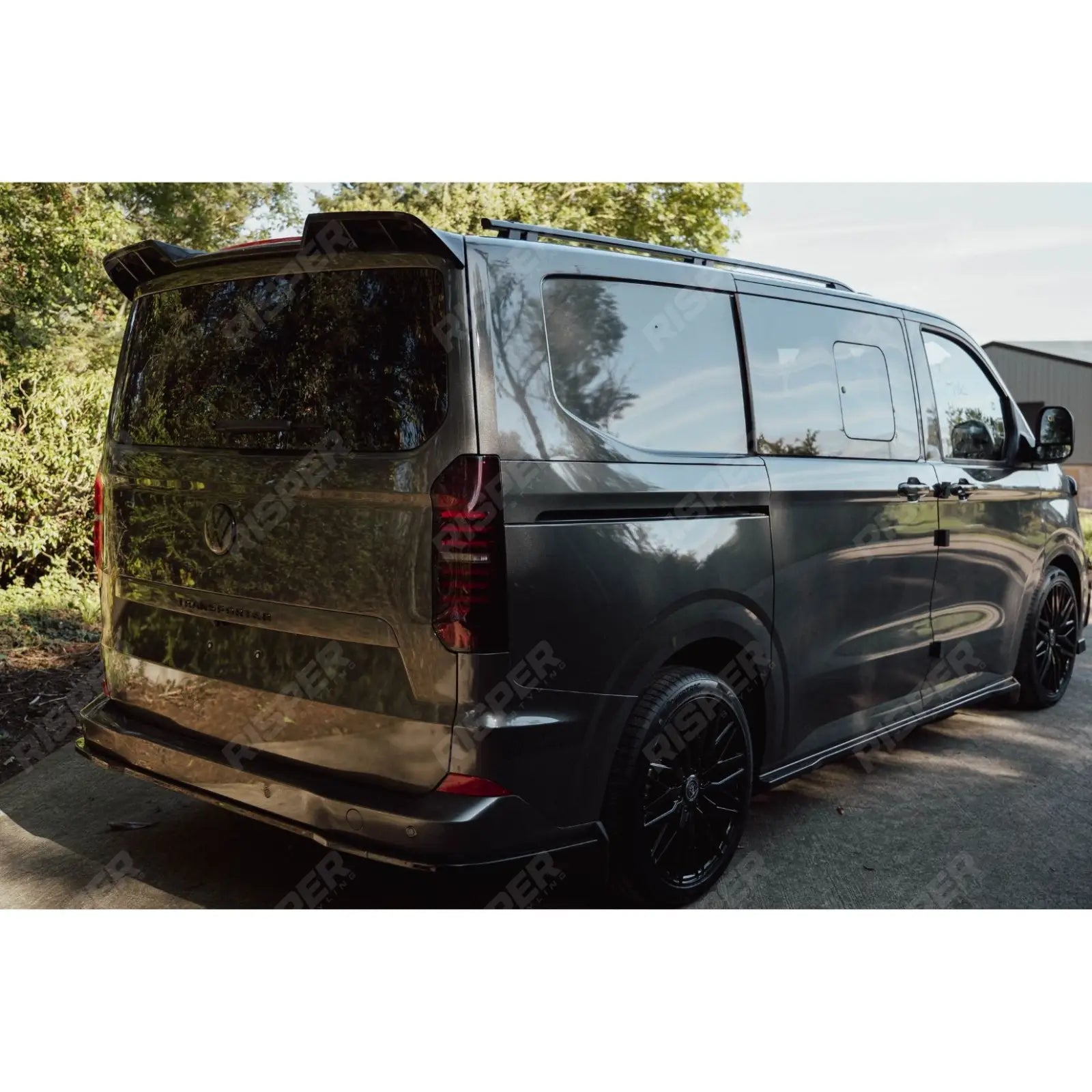 SWB Side Skirt Splitters In Gloss Black For Volkswagen Transporter T7 2025+