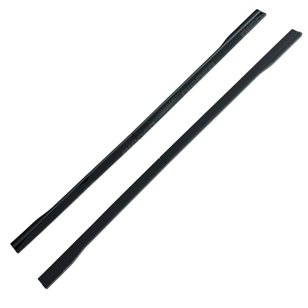 SWB Side Skirt Splitters V2 In Gloss Black For Ford Transit Custom MK2 2024 on
