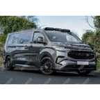 SWB Side Skirt Splitters V2 In Gloss Black For Ford Transit Custom MK2 2024 on