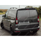 SWB Trapezoid Side Bars in Gloss Black For VW Caddy 2021 On