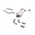 System For Land Rover Defender 110 2.0 L4 P300 & P400e - Milltek Sport Non-Resonated (Louder) OPF Back