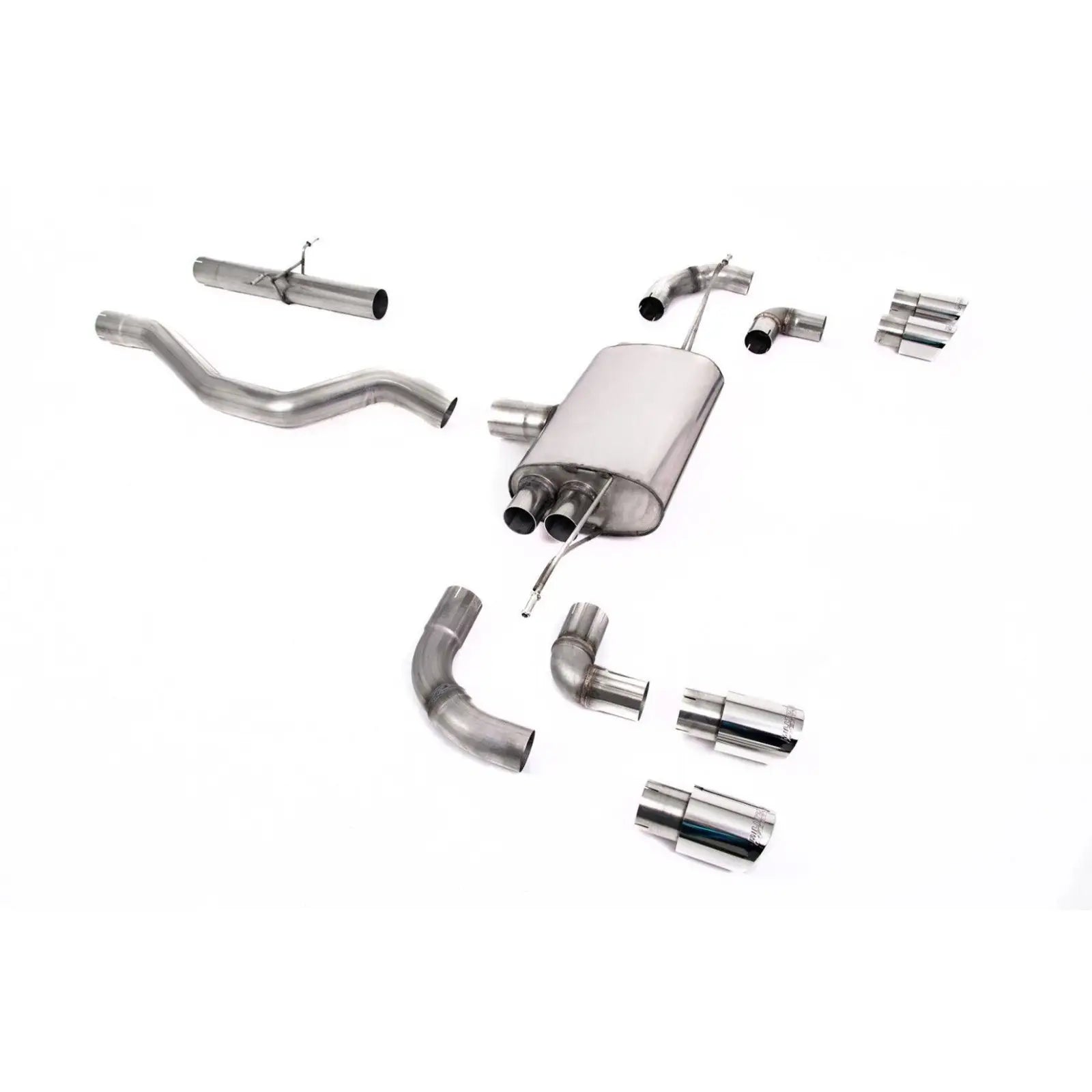 System For Land Rover Defender 110 2.0 L4 P300 & P400e - Milltek Sport Non-Resonated (Louder) OPF Back