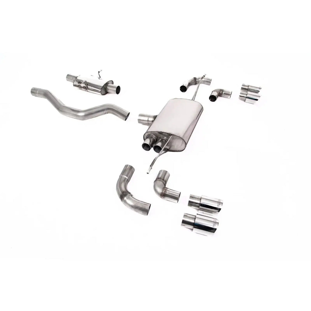 System For Land Rover Defender 110 2.0 L4 P300 & P400e - Milltek Sport Resonated (Quieter) OPF Back