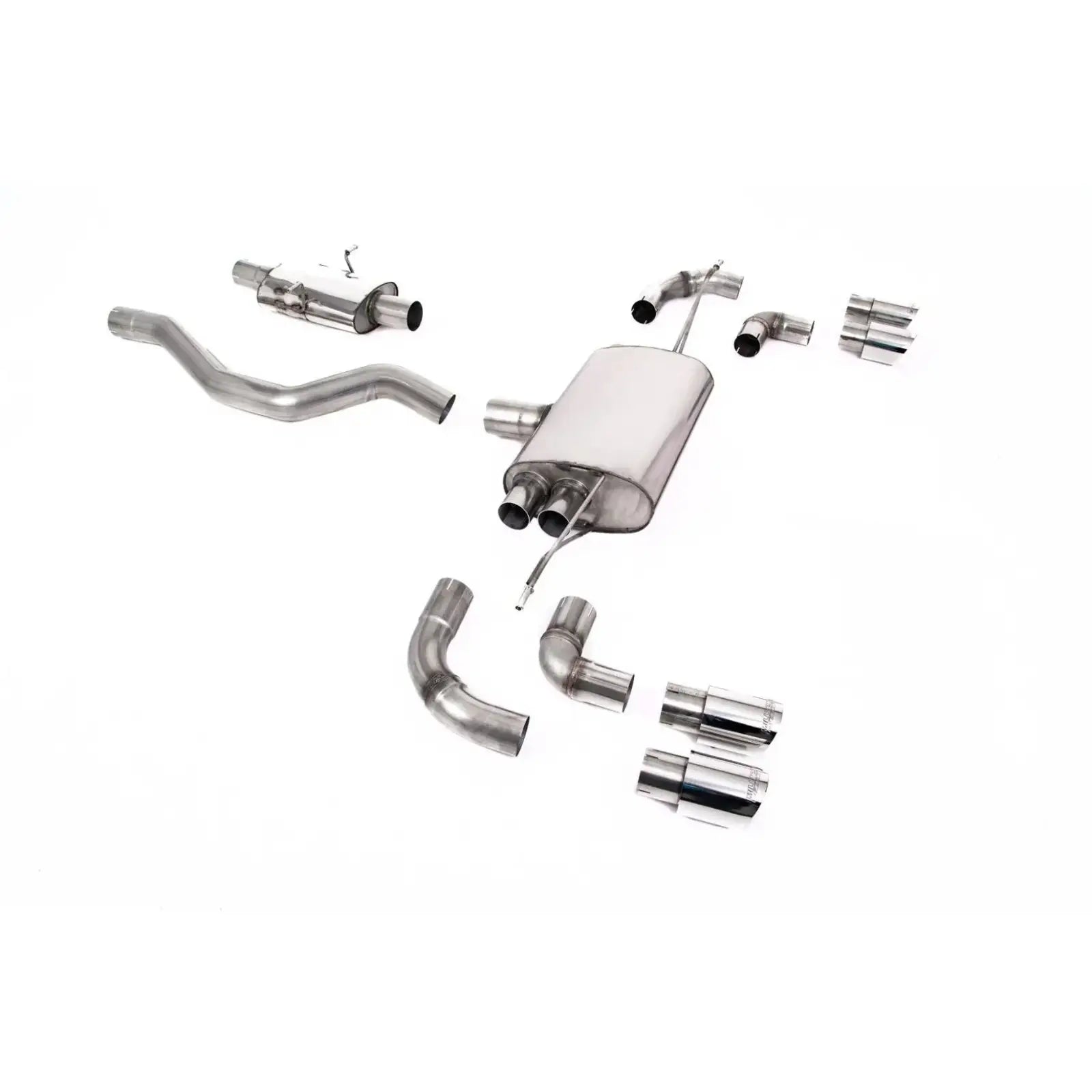 System For Land Rover Defender 110 2.0 L4 P300 & P400e - Milltek Sport Resonated (Quieter) OPF Back