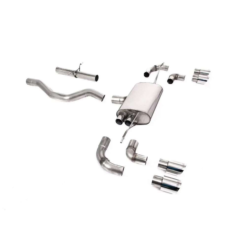 System For Land Rover Defender 110 3.0 L6 P400 - Milltek Sport Non-Resonated (Louder) OPF Back