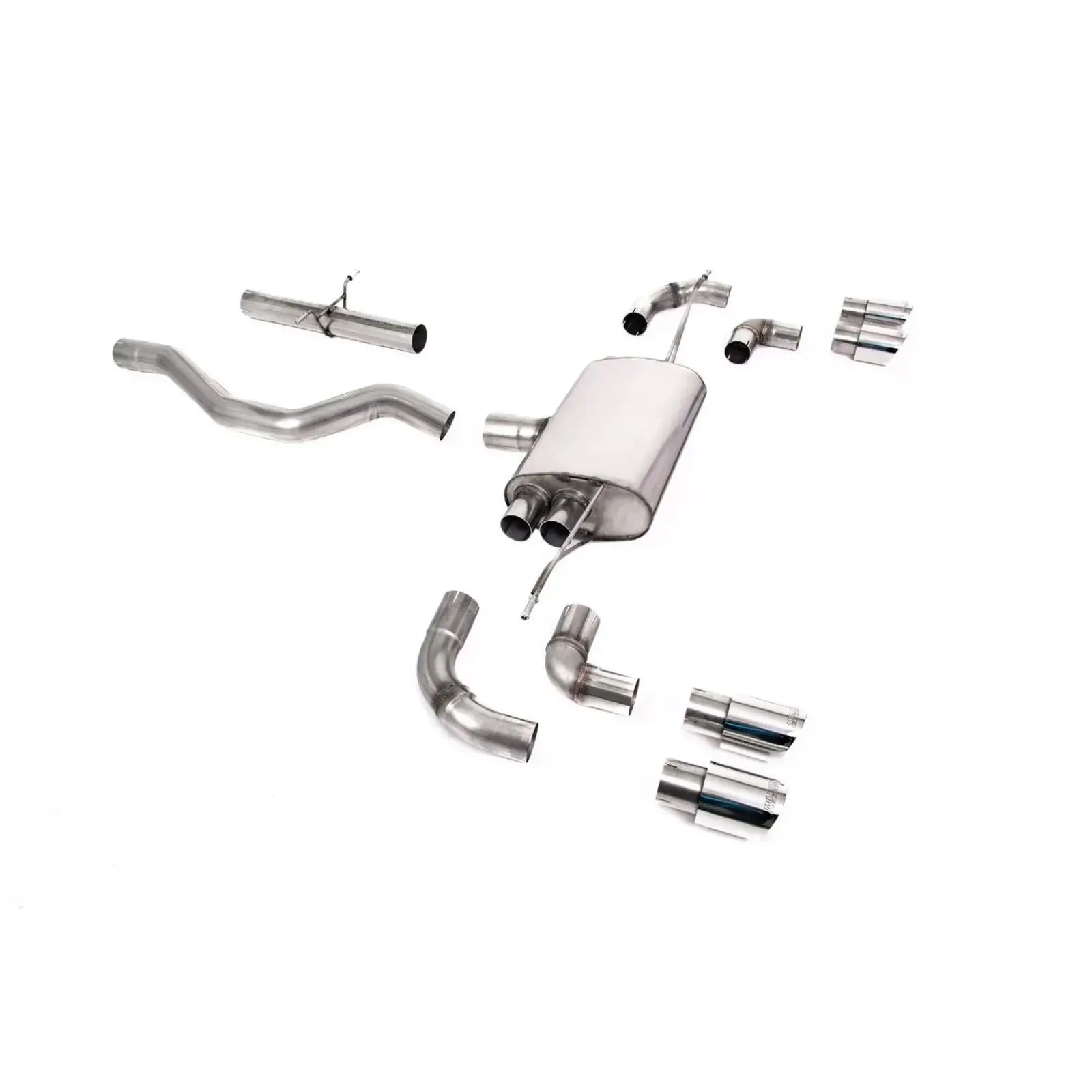 System For Land Rover Defender 110 3.0 L6 P400 - Milltek Sport Non-Resonated (Louder) OPF Back
