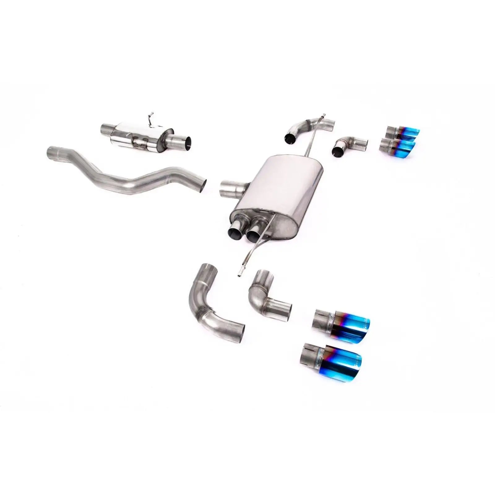 System For Land Rover Defender 110 3.0 L6 P400 - Milltek Sport Resonated (Quieter) OPF Back