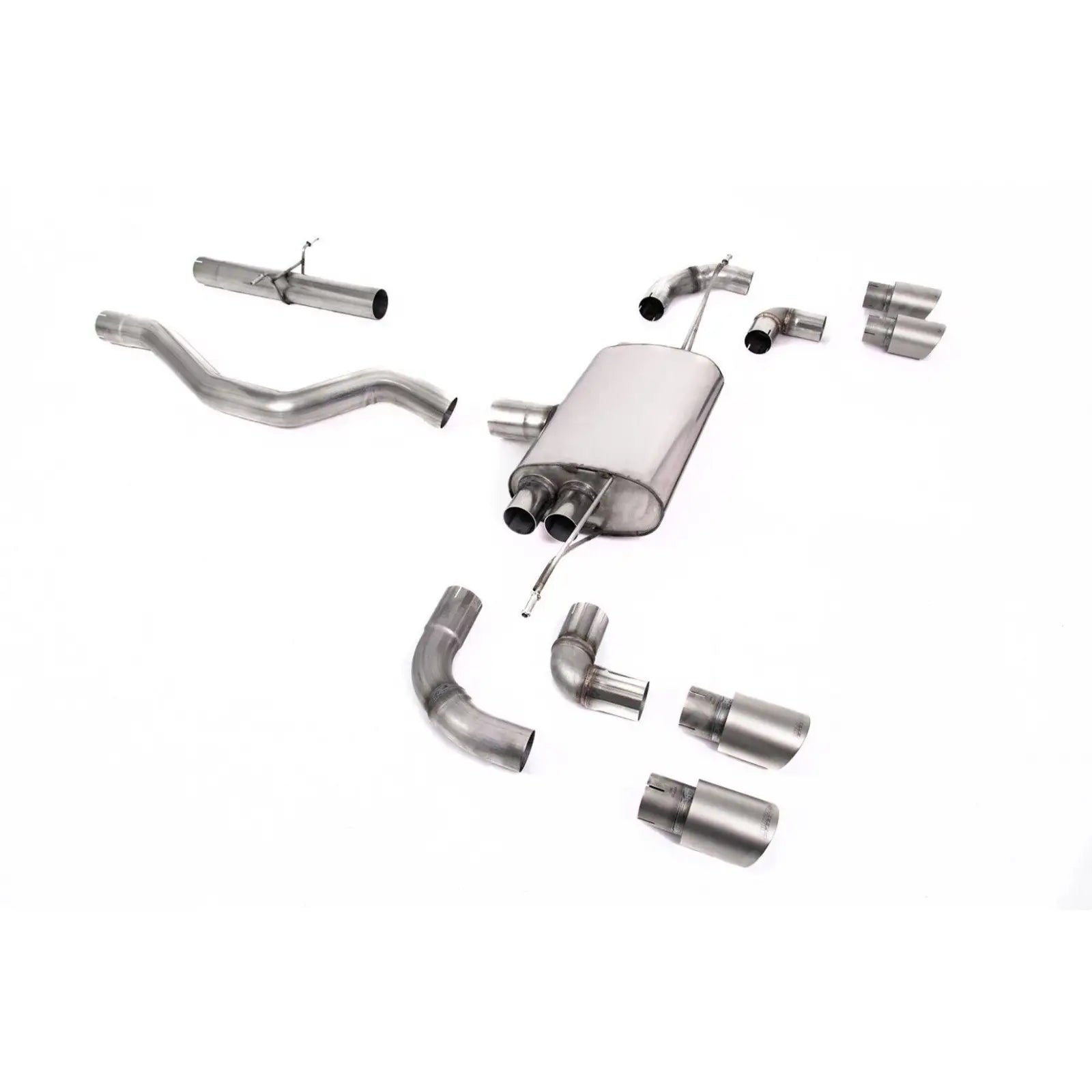 System For Land Rover Defender 90 2.0 L4 P300 & P400e - Milltek Sport Non-Resonated (Louder) OPF Back
