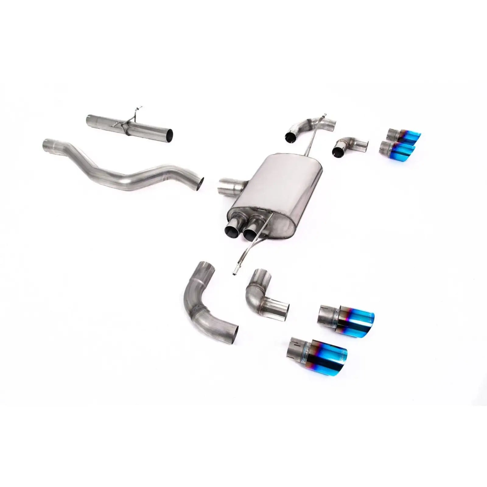 System For Land Rover Defender 90 2.0 L4 P300 & P400e - Milltek Sport Non-Resonated (Louder) OPF Back