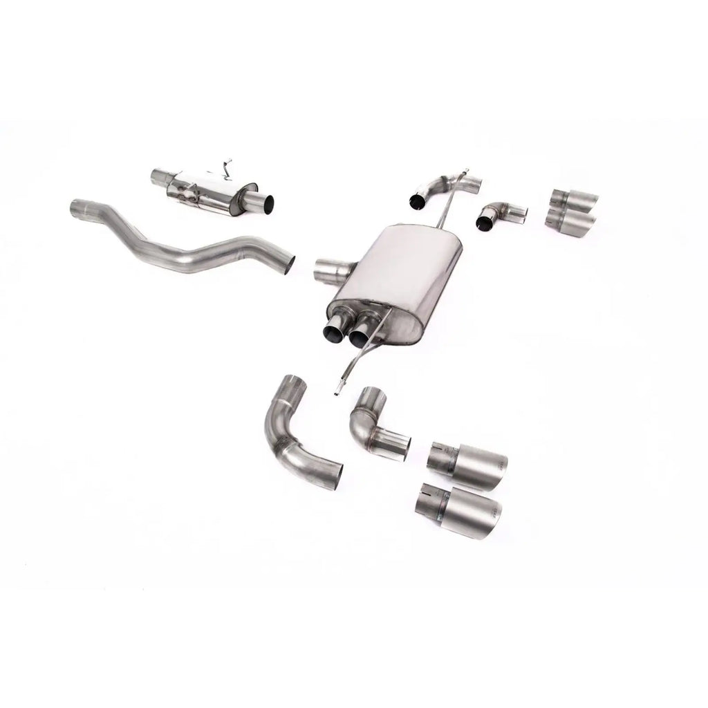 System For Land Rover Defender 90 2.0 L4 P300 & P400e - Milltek Sport Resonated (Quieter) OPF Back