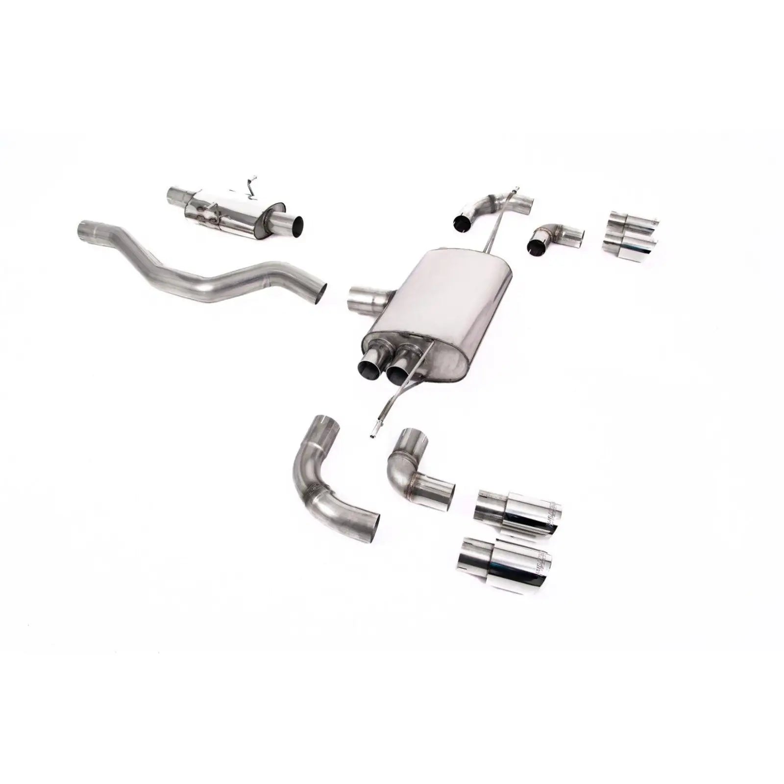 System For Land Rover Defender 90 2.0 L4 P300 & P400e - Milltek Sport Resonated (Quieter) OPF Back