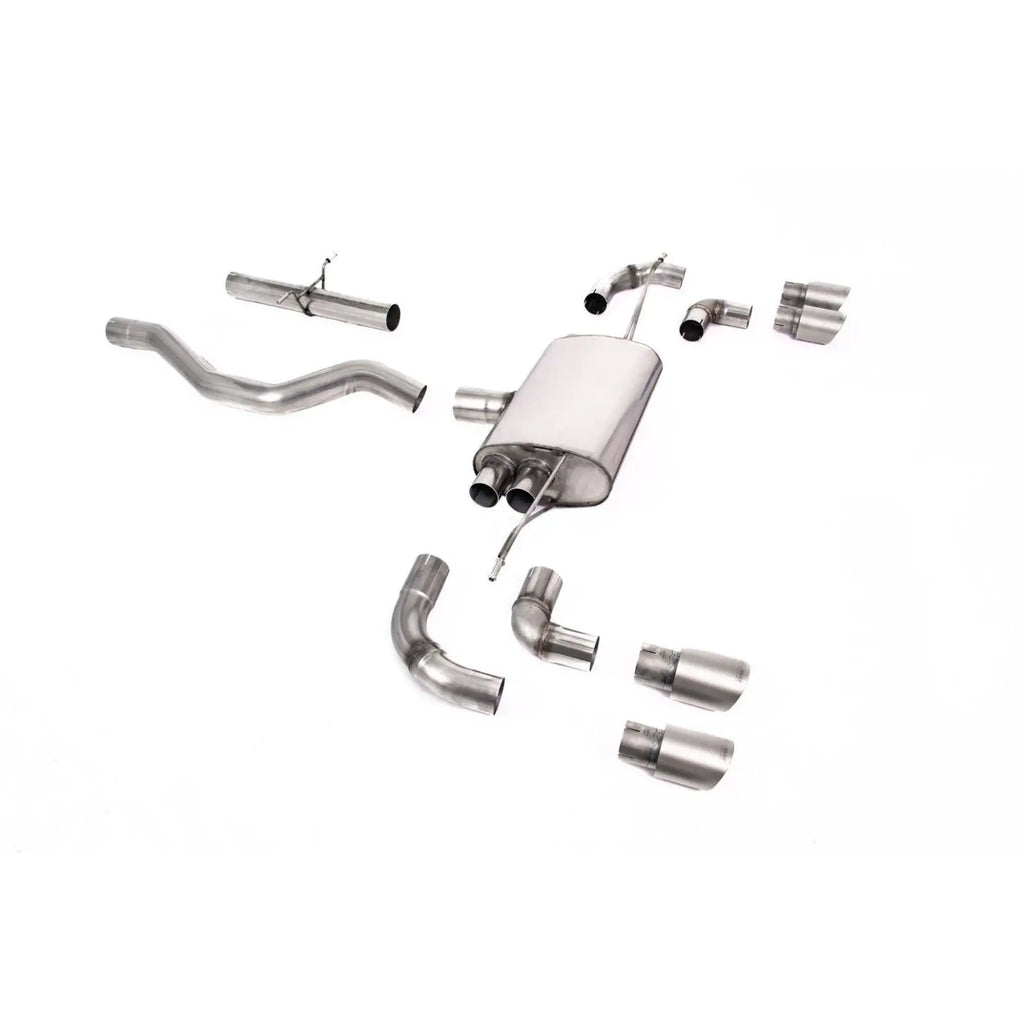 System For Land Rover Defender 90 3.0 L6 P400 - Milltek Sport Non-Resonated (Louder) OPF Back