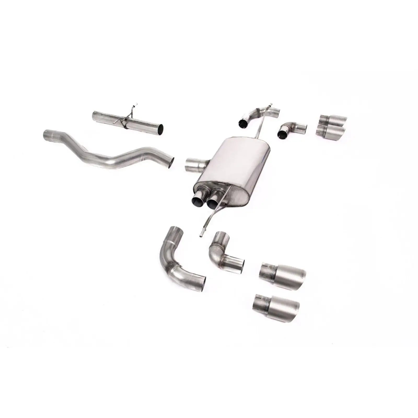 System For Land Rover Defender 90 3.0 L6 P400 - Milltek Sport Non-Resonated (Louder) OPF Back