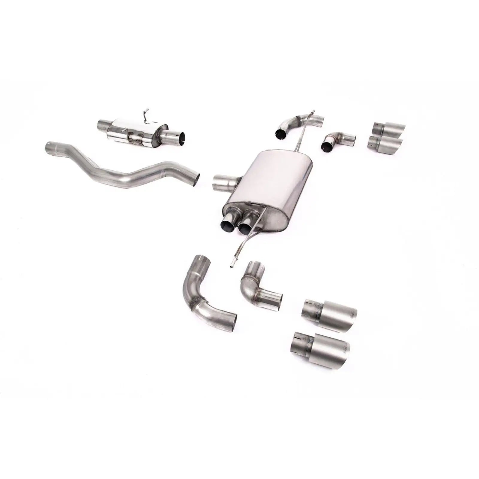 System For Land Rover Defender 90 3.0 L6 P400 - Milltek Sport Resonated (Quieter) OPF Back