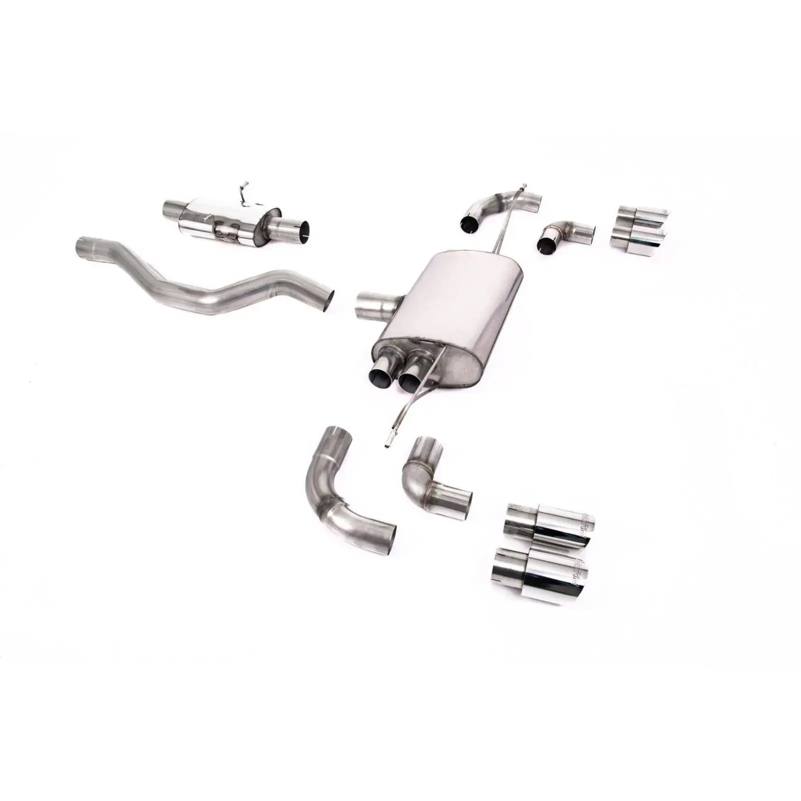 System For Land Rover Defender 90 3.0 L6 P400 - Milltek Sport Resonated (Quieter) OPF Back