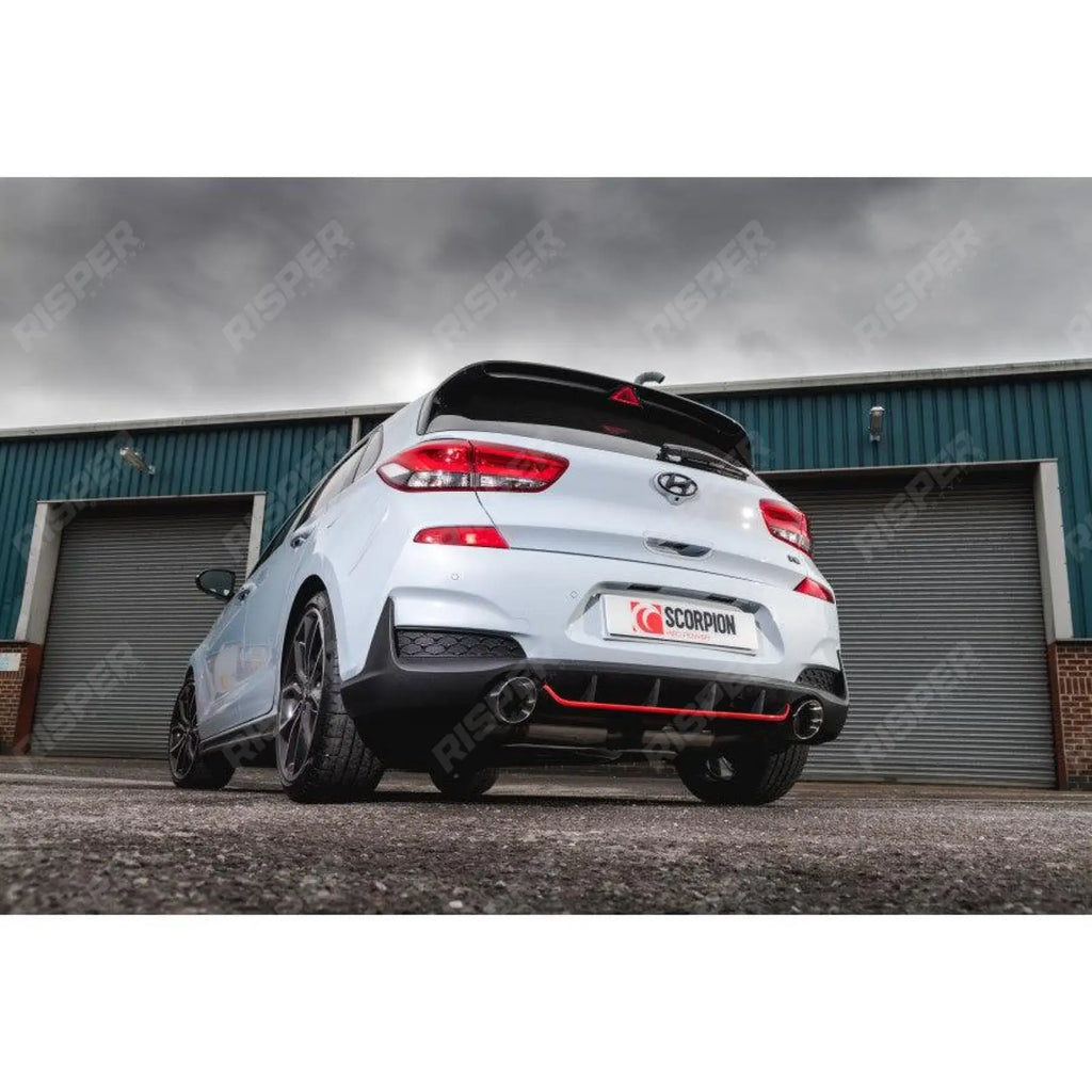 System Valved For Hyundai i30 N (Non-GPF) - SCORPION 3" Non-Resonated Cat Back