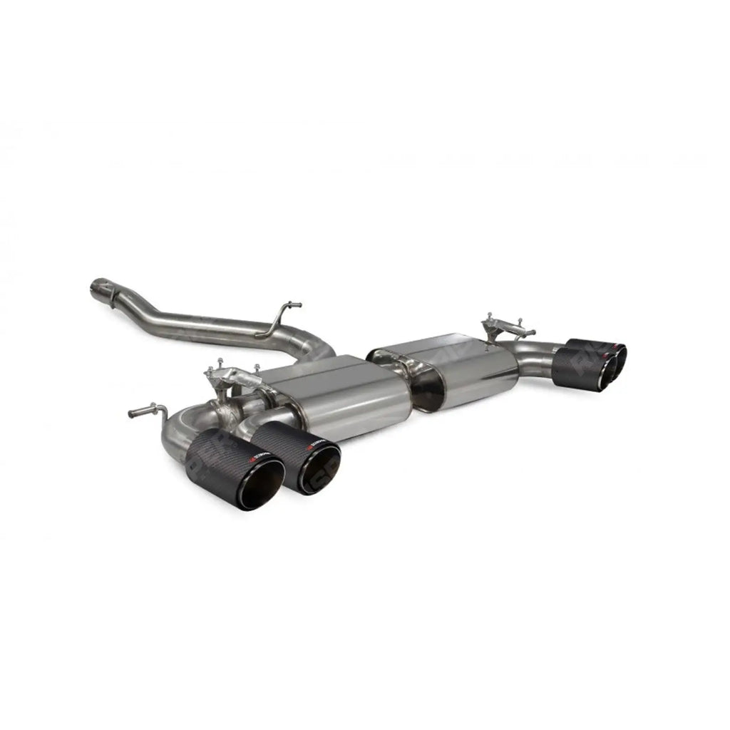 System Valved For Volkswagen Golf R MK8 - Scorpion 3.15" Non-Resonated Cat/GPF Back