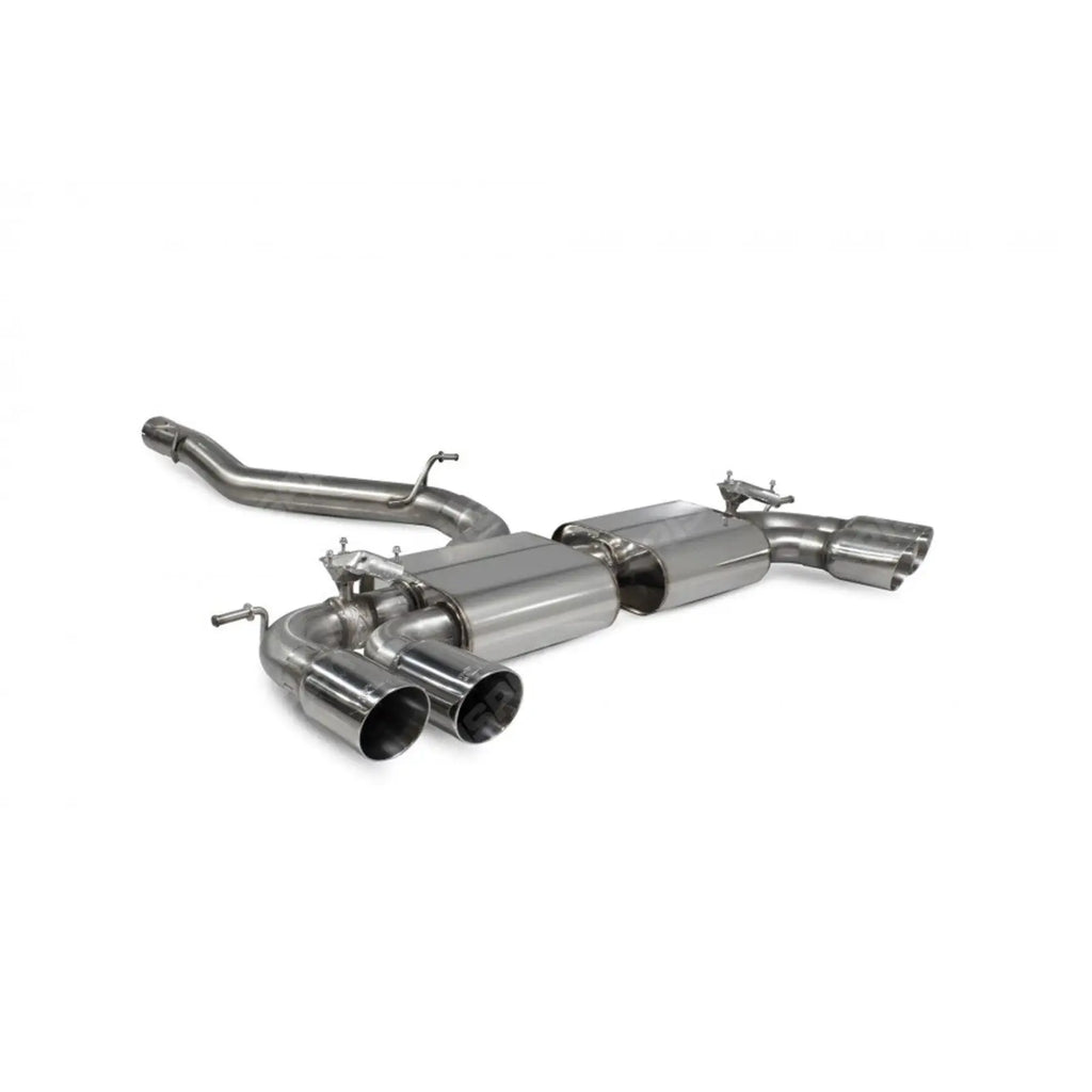 System Valved For Volkswagen Golf R MK8 - Scorpion 3.15" Non-Resonated Cat/GPF Back