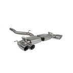 System Valved For Volkswagen Golf R MK8 - Scorpion 3.15" Non-Resonated Cat/GPF Back