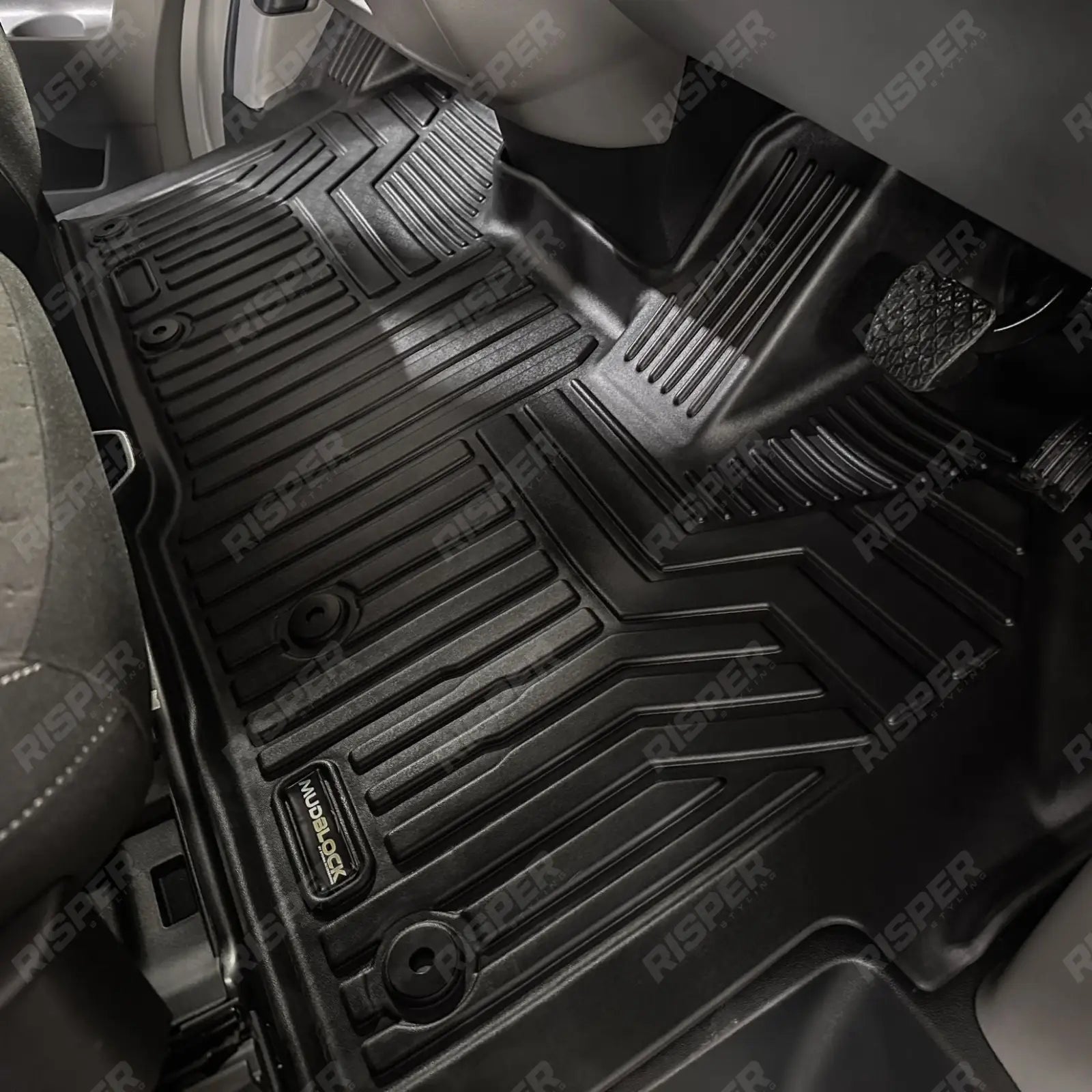 Tailored Mudblock Front Mat For Ford Transit Custom Double Cab 2023 On Automatic Version