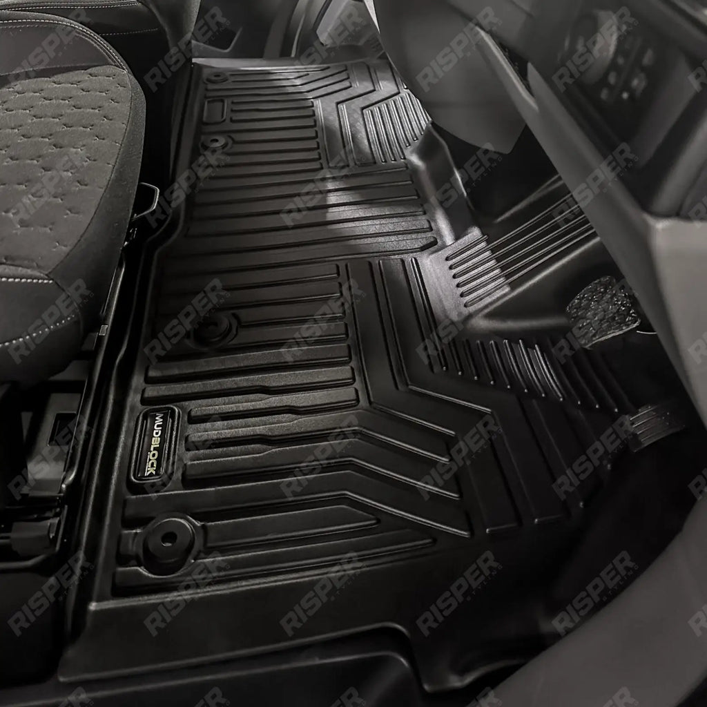 Tailored Mudblock Front Mat For Ford Transit Custom Double Cab 2023 On Automatic Version