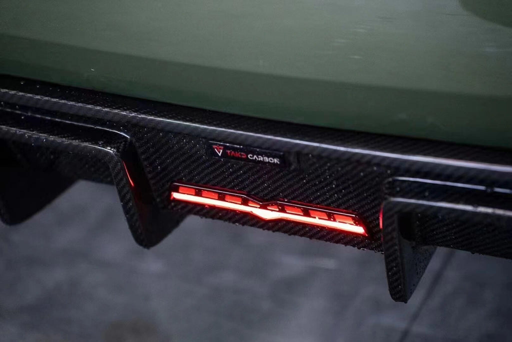 TAKD - AUDI A4 S-LINE / S4 B9 DRY CARBON FIBRE REAR DIFFUSER