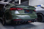 TAKD - AUDI A4 S-LINE / S4 B9 DRY CARBON FIBRE REAR DIFFUSER