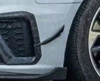 TAKD - AUDI A4 S LINE / S4 B9.5 CARBON FIBRE FRONT BUMPER CANARDS