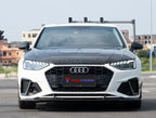 TAKD - AUDI A4 S LINE / S4 B9.5 CARBON FIBRE FRONT BUMPER CANARDS
