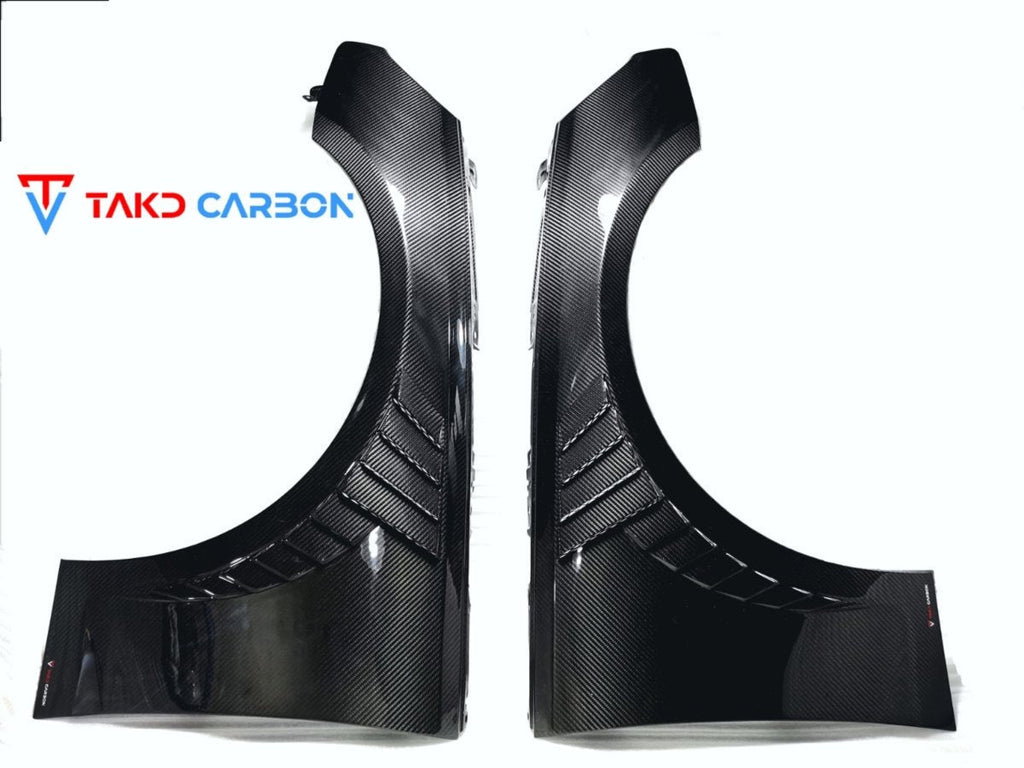TAKD - AUDI A4 S LINE / S4 B9.5 CARBON FIBRE FRONT FENDERS / SIDE WINGS