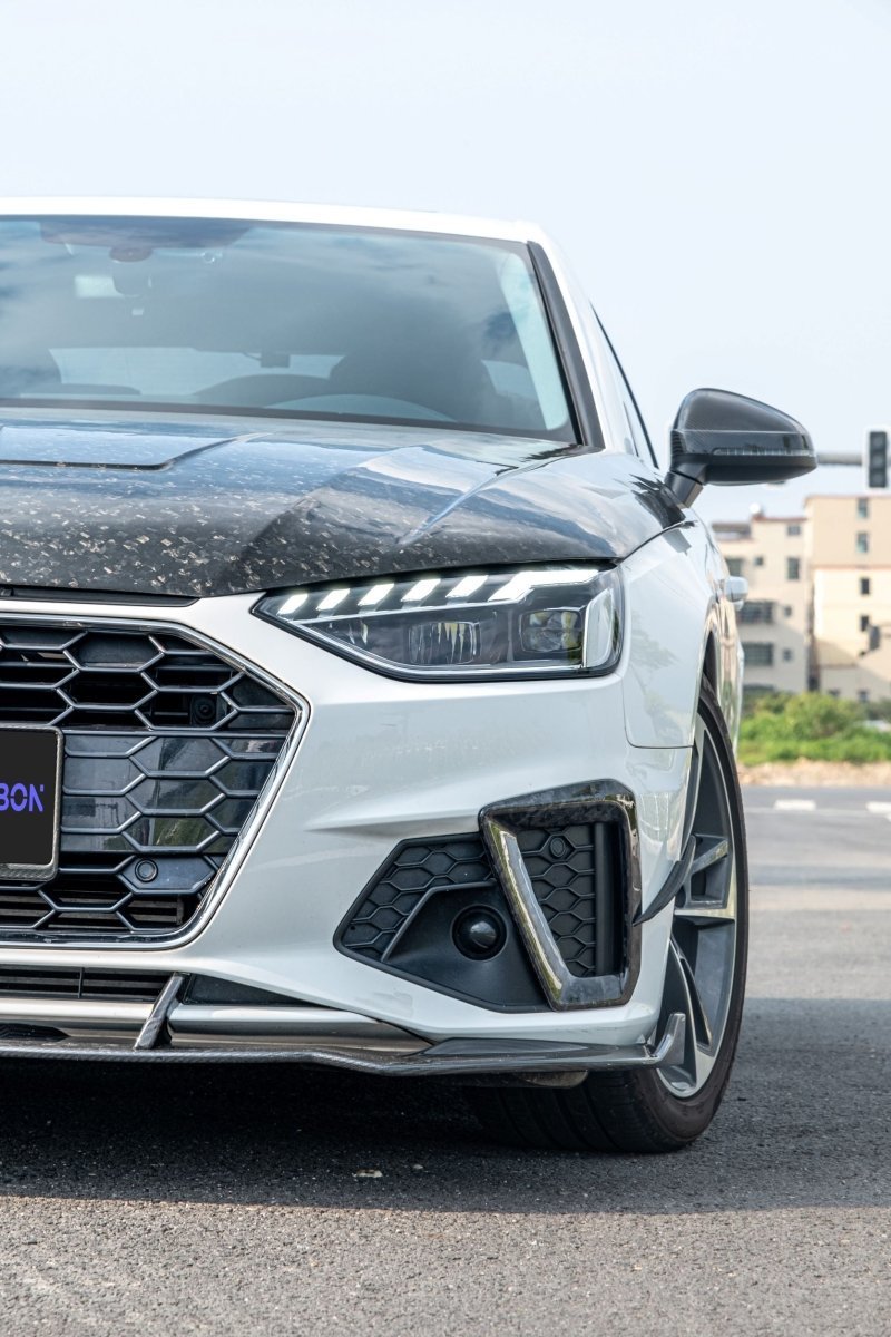 TAKD - AUDI A4 S LINE / S4 B9.5 CARBON FIBRE FRONT LIP SPLITTERS