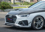 TAKD - AUDI A4 S LINE / S4 B9.5 CARBON FIBRE FRONT LIP SPLITTERS