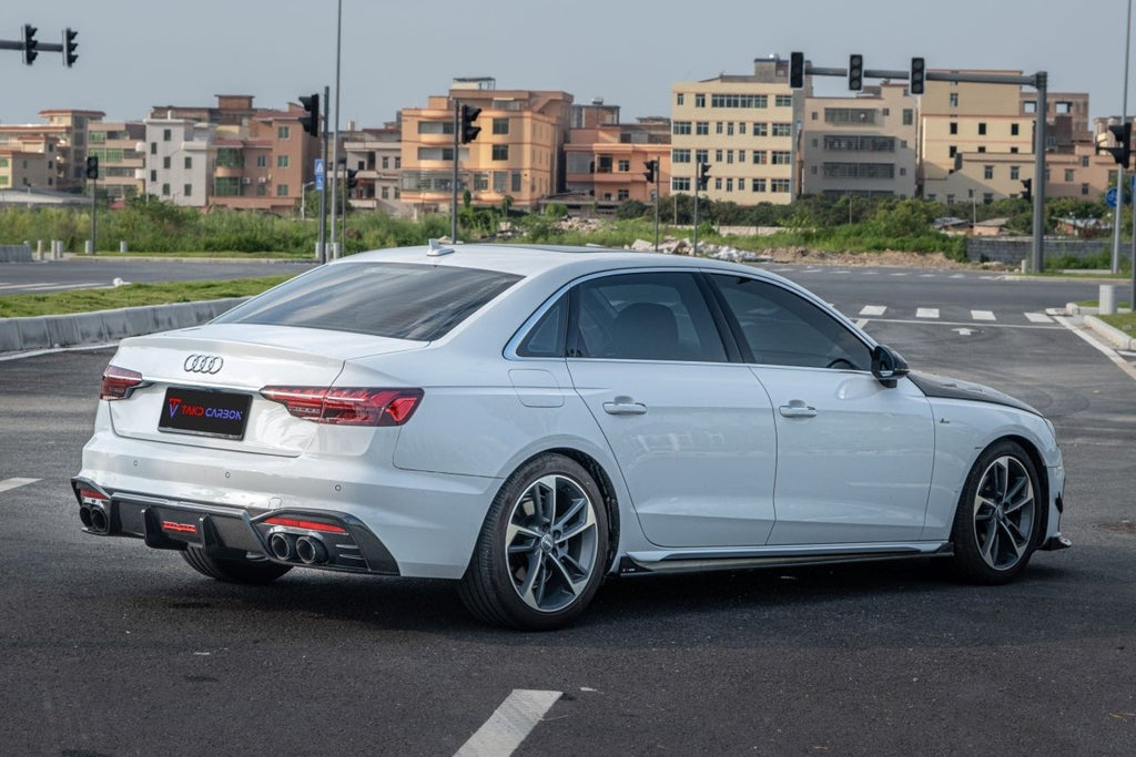 TAKD - AUDI A4 S LINE / S4 B9.5 CARBON FIBRE REAR DIFFUSER V1