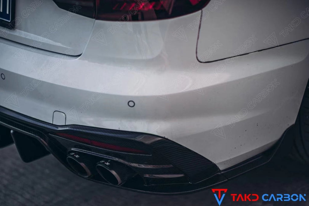 TAKD - AUDI A4 S LINE / S4 CARBON FIBRE REAR DIFFUSER V2
