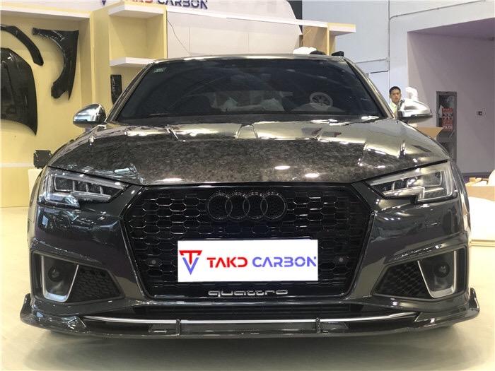 TAKD - AUDI A4 / S4 B9 B9.5 CARBON FIBRE HOOD / BONNET V1