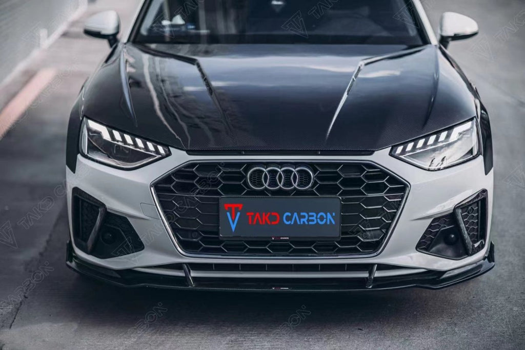 TAKD - AUDI A4 / S4 B9 B9.5 CARBON FIBRE HOOD / BONNET V2