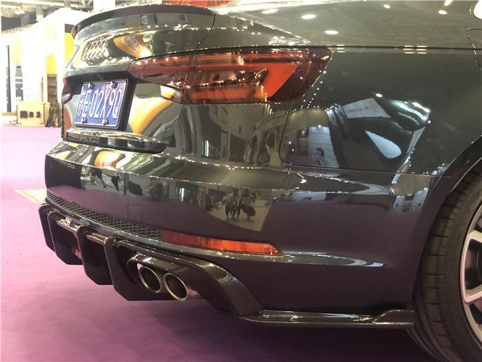 TAKD - AUDI A4 / S4 B9 CARBON FIBRE REAR DIFFUSER