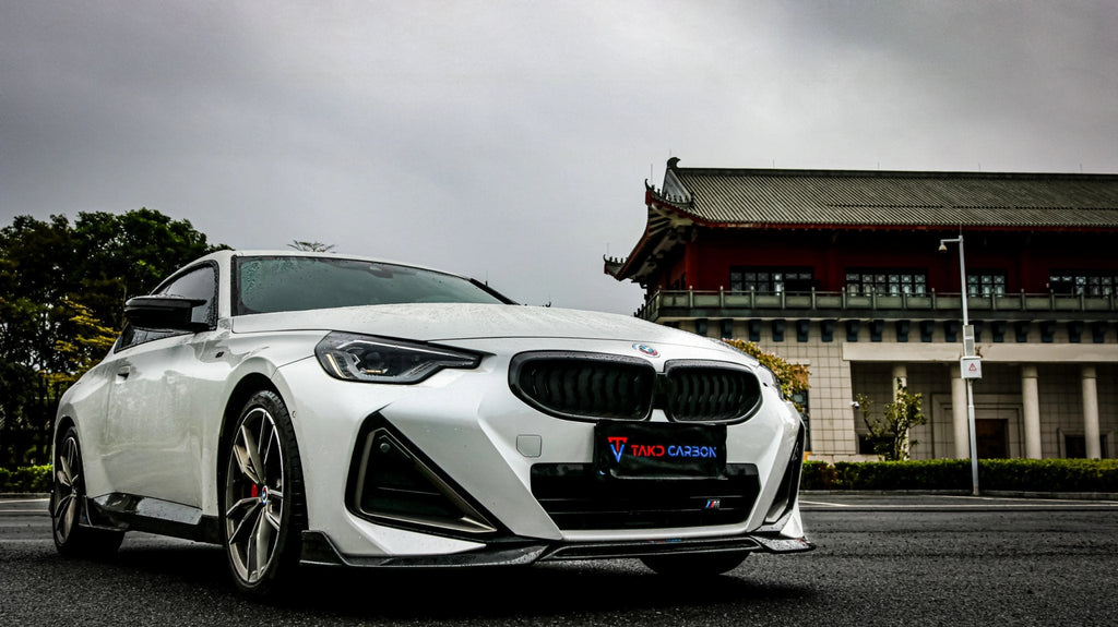 TAKD - BMW 2 SERIES G42 M240I DRY CARBON FIBRE FRONT LIP