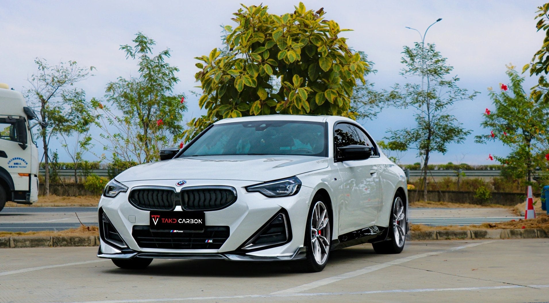 TAKD - BMW 2 SERIES G42 M240I DRY CARBON FIBRE FRONT LIP