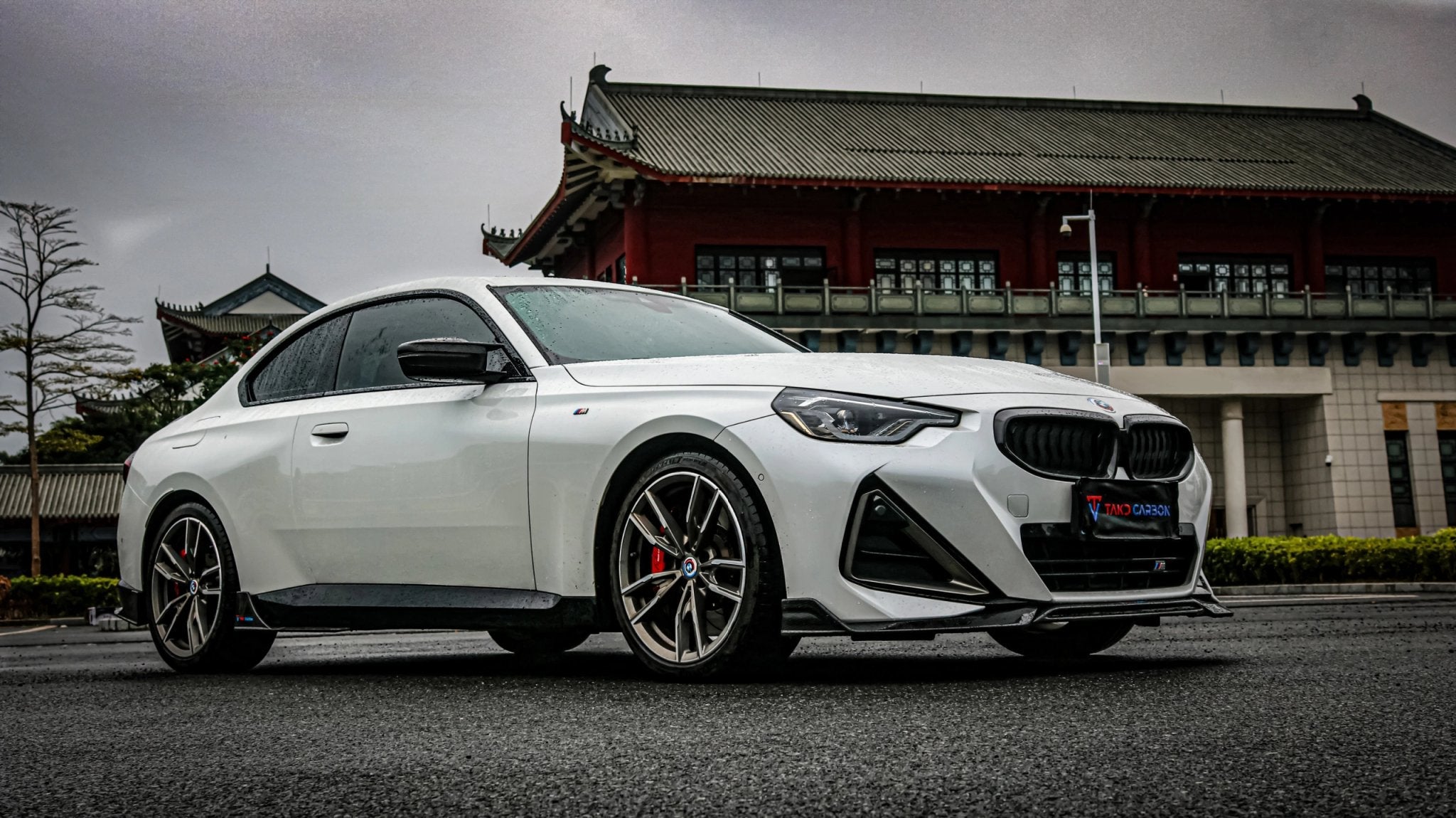 TAKD - BMW 2 SERIES G42 M240I DRY CARBON FIBRE FRONT LIP