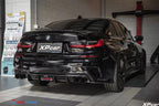 TAKD - BMW 3 SERIES G20 PRE LCI DRY CARBON FIBRE LED REAR DIFFUSER