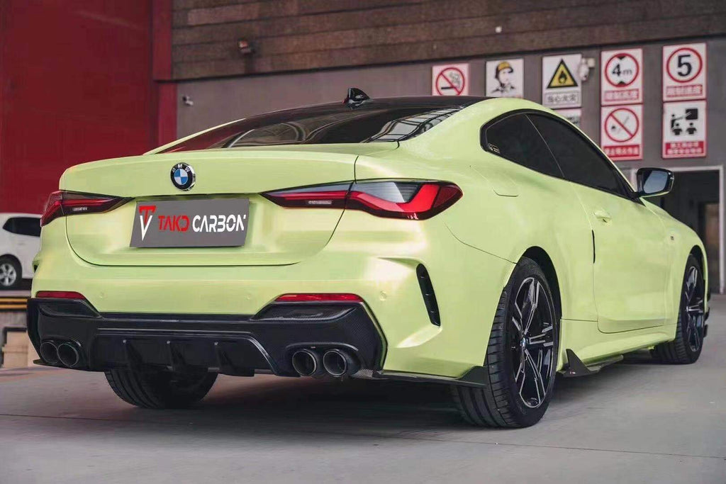 TAKD - BMW 4 SERIES G22 / G23 CARBON FIBRE REAR DIFFUSER