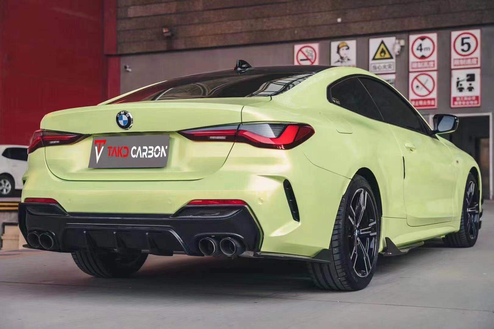 TAKD - BMW 4 SERIES G22 / G23 CARBON FIBRE REAR DIFFUSER
