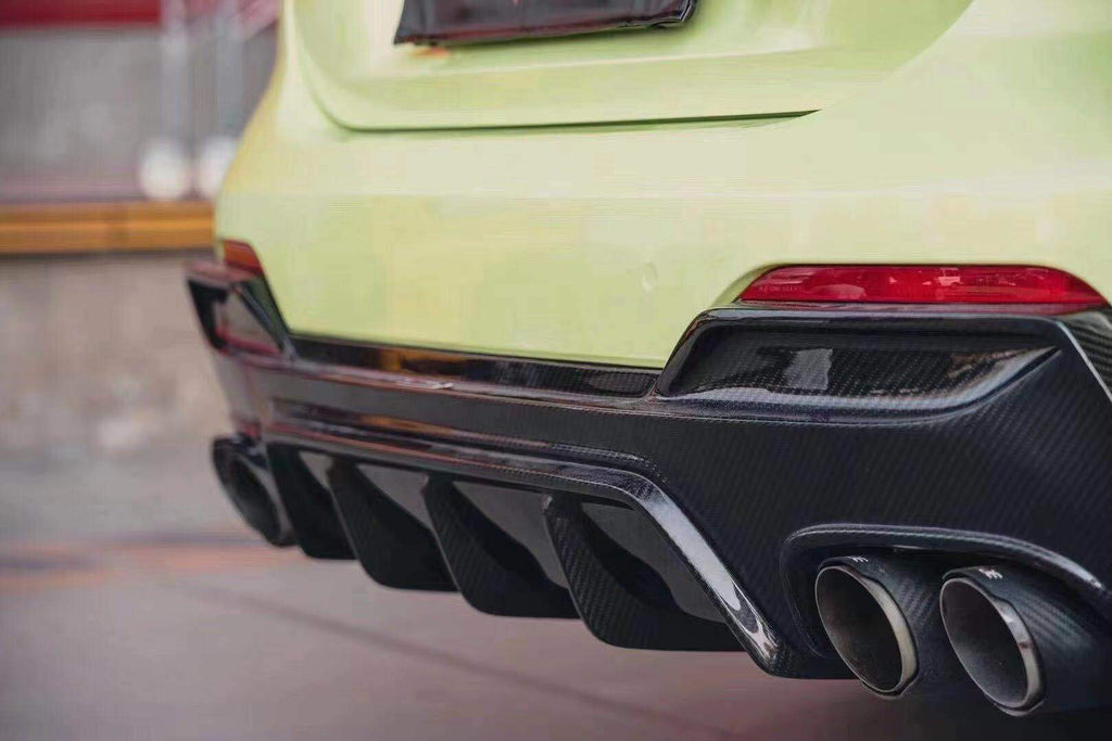 TAKD - BMW 4 SERIES G22 / G23 CARBON FIBRE REAR DIFFUSER