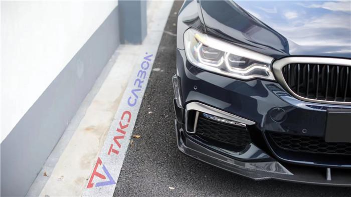 TAKD – BMW 5 SERIES G30 PRE LCI CARBON FRONT CANARDS