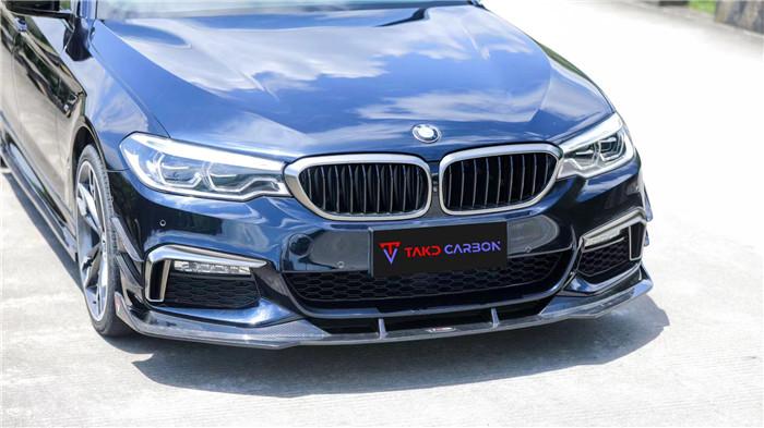 TAKD – BMW 5 SERIES G30 PRE LCI CARBON FRONT CANARDS