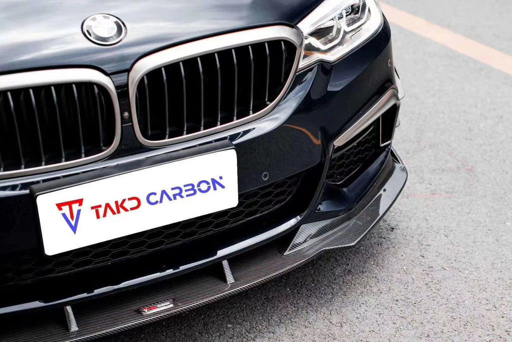 TAKD – BMW 5 SERIES G30 PRE LCI CARBON FRONT LIP